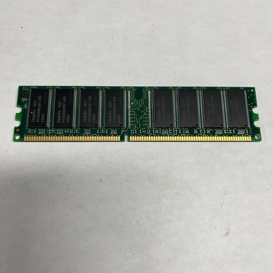 512MB Hynix DDR 400MHZ CL3 PC3200U-30330 RAM Memory HYMD264646B8J-D43 - Image 3 of 3
