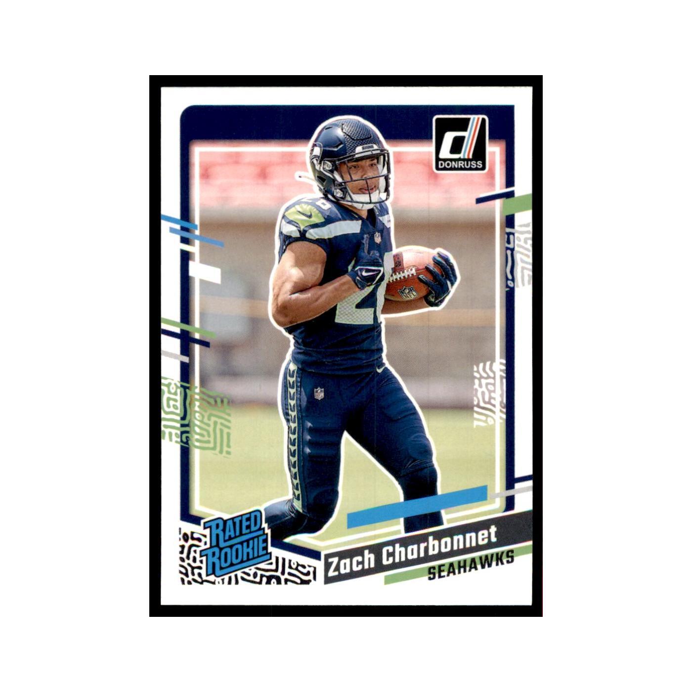 Zach Charbonnet 2023 Donruss #392 Seattle Seahawks Football Card NM