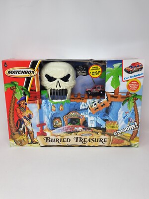 Matchbox Buried Treasure Play Set Interactive Lights Sounds 2005 Mattel NEW 
