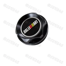 For Mitsubishi Ralliart Black Racing Engine Oil Cap Oil Fuel Filler Cover Cap X1