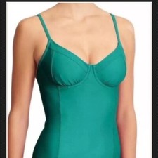 Athleta Kaimana Tankini TOP Size 34B/C TALL- Jade- NWT