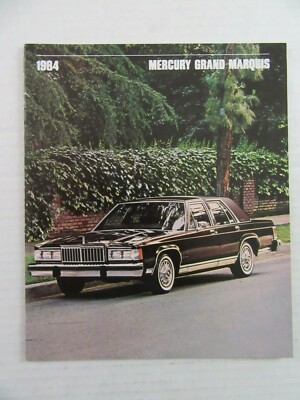 1984 MERCURY GRAND MARQUIS Sales Catalog Booklet (Color, 14 Pages
