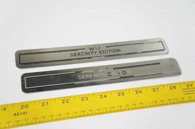11-17 Bentley Continental GT II SERENITY W12 Door Sill Trim Plate Badge Molding