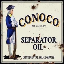 Conoco Separator Oil Reproduction Vintage Metal Sign 16x16