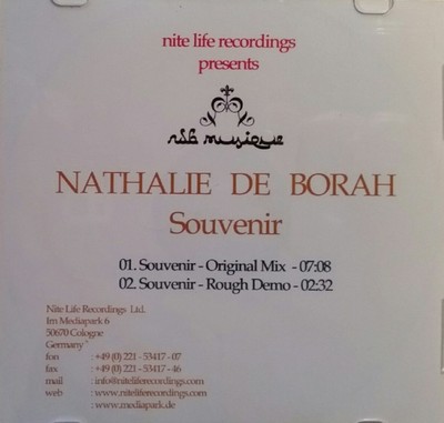 Nathalie De Borah ''Souvenir'' * nite life recordings / Original Mix + Rough Demo