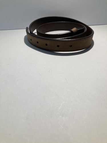 3-D Belt Co. Suede Leather Belt Brown Women’s HS Retail $349 - Picture 2 of 11