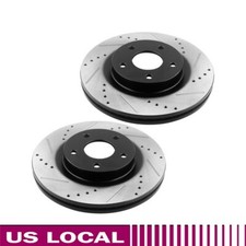 REAR Drilled Disc Rotors for 2010 2011 2012 2013- 2017 Chevy Equinox GMC Terrain