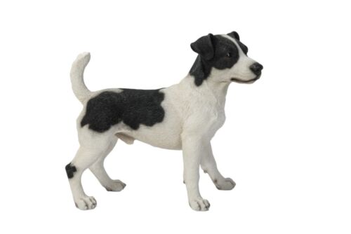 14" H Standing Jack Russell Garden Statue Lifelike Yard Lawn Garden Decor - Picture 4 of 5