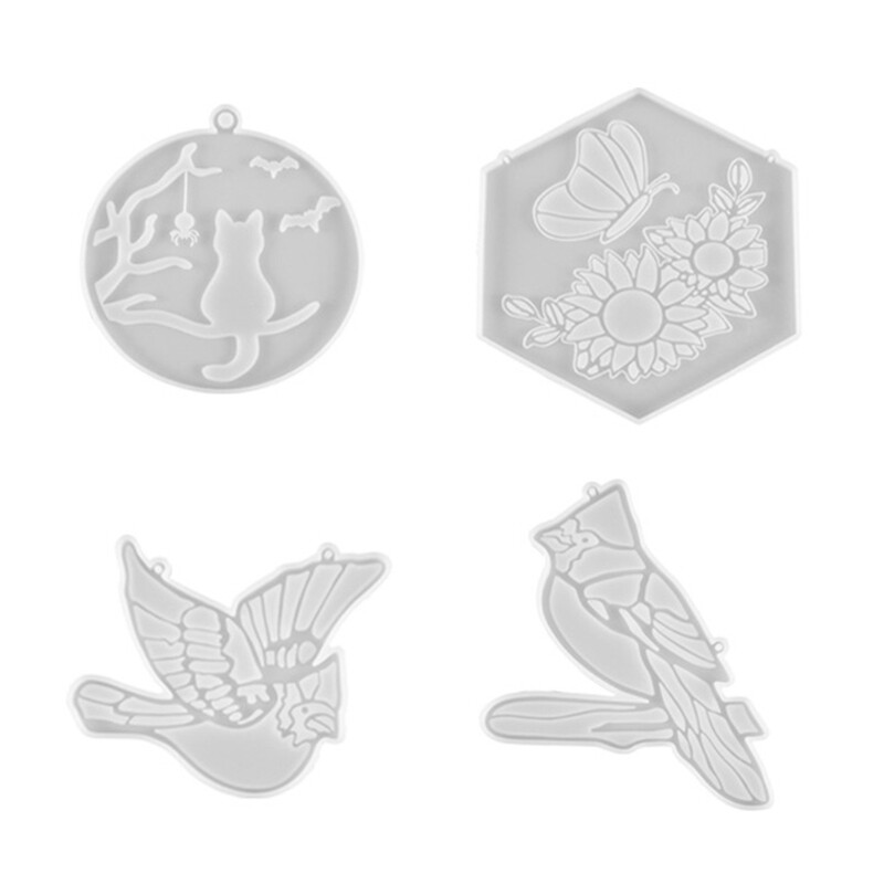 Silicone Resin Cat Coaster Mold for Epoxy Casting Storage Tray