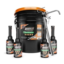 Opti-Lube Boost! Formula Diesel Fuel Additive: 5 Gal. Pail w/ Long Accessories