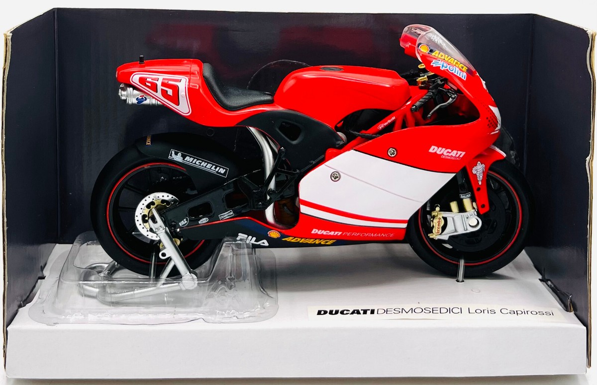 EBOND Modellino Moto Ducati Desmosedici - Loris Capirossi - 1:12 