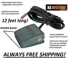 AMPLIFIER RELAY FOOT SWITCH Heavy Duty.  12' Long Wider  FREE USA SHIPPING 