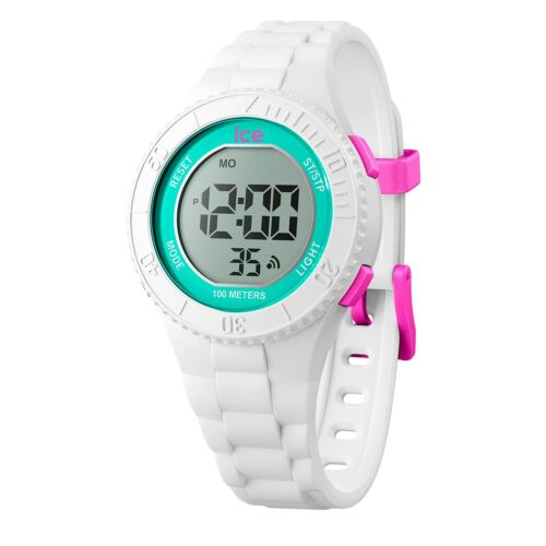 Ice-Watch 021270 Armbanduhr Analog Quarz Uhr für Mädchen Silikonarmband Weiß GUT - Bild 1 von 4