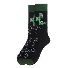 Men's The Best Teacher Novelty Dress Socks Size 10-13 Men Shoe 6-12.5 Black