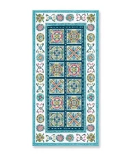 Laural Home Boho Plaza Tablecloth Oblong 70" X 144" Water Repellant