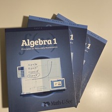 Math U See Algebra 1, Student Worktext A & B,...