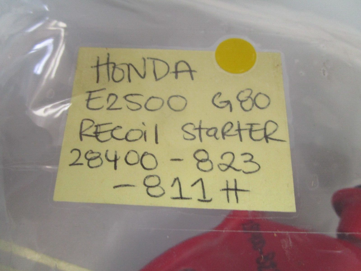 NEW OEM* 0720 Honda E2500 G80 Recoil Starter 28400-823-811H NEW OEM* 0720 Honda E2500 G80 Recoil Starter 28400-823-811H