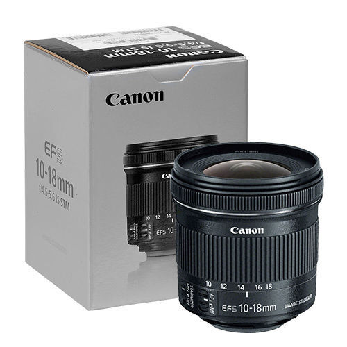 Objectif Canon EF-S 10-18 mm f/4,5-5,6 IS STM - 9519B002 - Neuf - Photo 1 sur 7