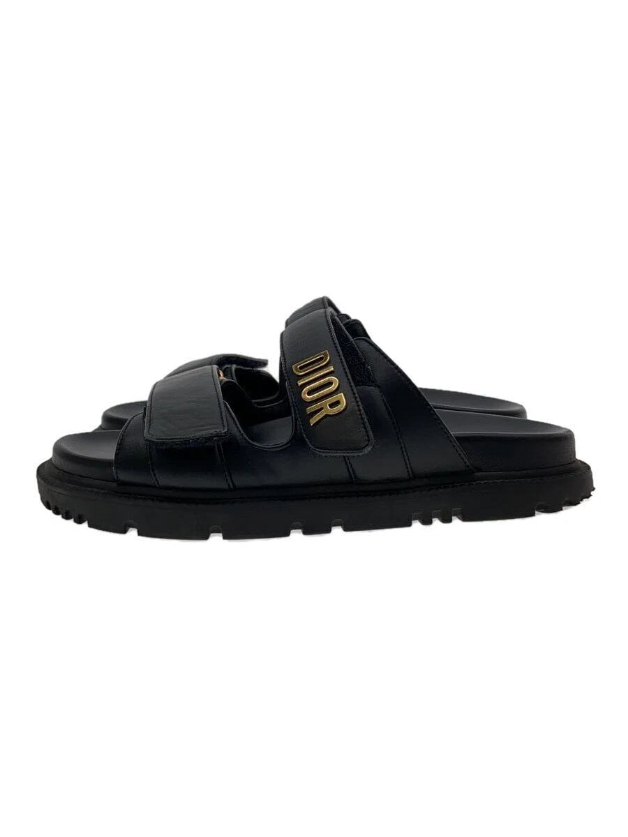 Sandales Christian Dior DIORACT 35 semelle noire talon réduit et frotté occasion