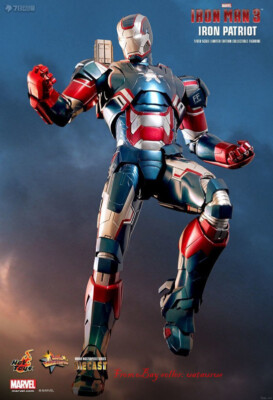ホットトイズ　アイアンパトリオット フィギュア MMS195 Perfect Hot Toys 1/6 Mms195 Iron Man 3 Iron Patriot In Stock New