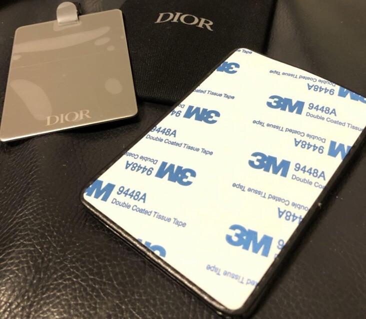 SET】 Christian Dior Novelty Mirror & Case (Can be pasted