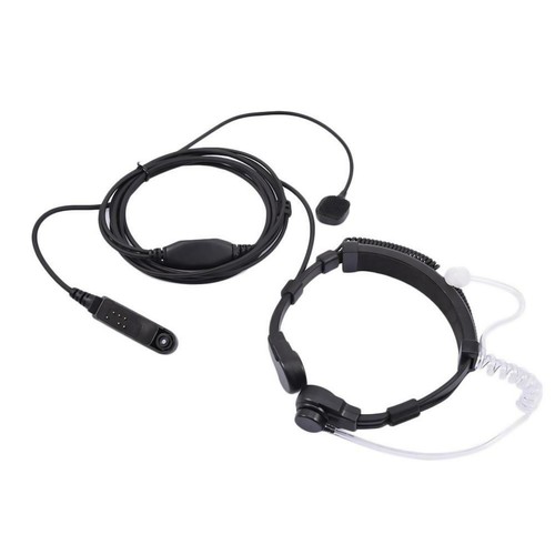 Throat Mic Headset Air Tube Fit for Baofeng UV-9R Plus BF-9700 BF-A58 UV-82WP K - Zdjęcie 7 z 14