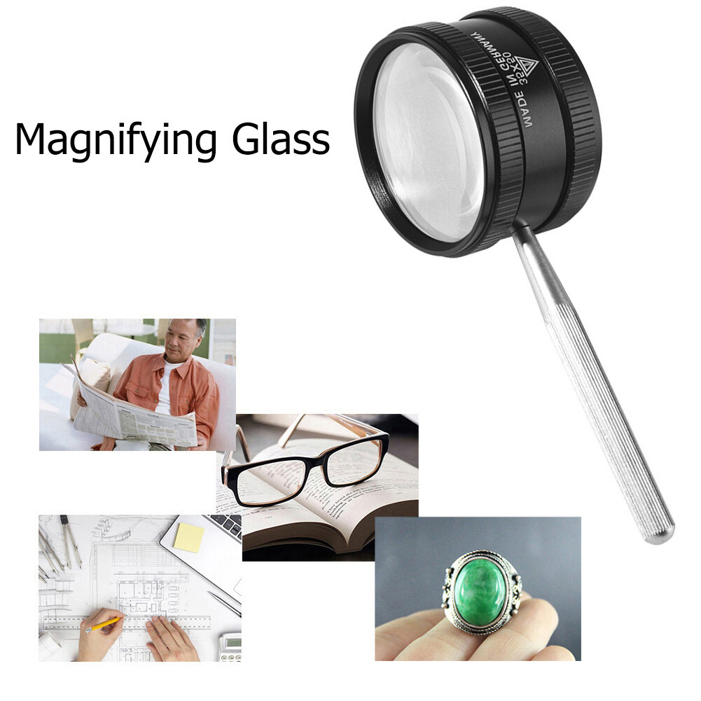 35X Jewelry Appraisal Monocle Magnifier Loupe Portable Reading