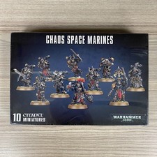 10 CHAOS SPACE MARINE LEGIONARIES SQUAD WARHAMMER 40K HERETIC GAMES WORKSHOP