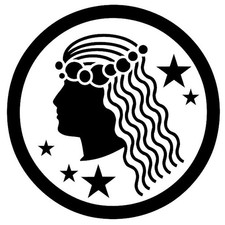 2 Piece Set Virgo Cutting Sticker OK to Combine from 12 Zodiac Signs