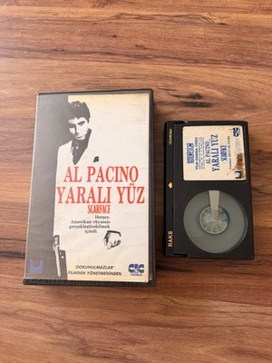 Scarface 1983 Al Pacino Turkish betamax tape Rare CIC Izen Film  Vintage