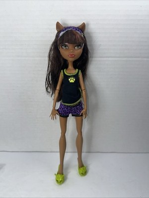 Monster High Dead Tired Clawdeen Wolf Doll Purple Eye Cover