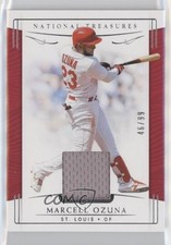 2019 Panini National Treasures 46/99 Marcell Ozuna #89 0e7u