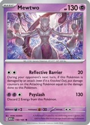 Mewtwo 150/165 Reverse Holo Rare - Scarlet & Violet 151