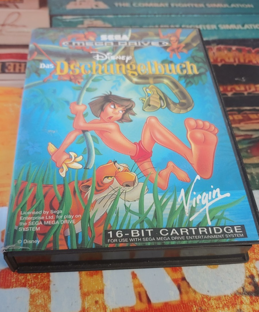 Das Dschungelbuch (Virgin 1991) Sega Mega Drive (Modul, Manual, Box) works CIB