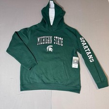 Colosseum Michigan State Spartans Hoodie Youth Size XL Green Pullover