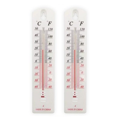 Wandthermometer Temperatur Montiert Genau Gewächshaus Haus Mit Kerosin Gefüllt