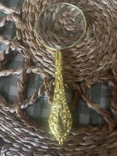Small Pocket Magnifying Glass Baroque gold Stunning