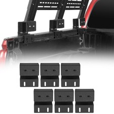 Bed Rack Tonneau Mounting Brackets 6pcs For 2005-2023 Toyota Tacoma 2nd 3rd Gen