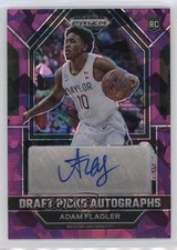 2023-24 Panini Prizm Draft Picks Purple Ice 7/99 Adam Flagler #DPA-AFG Auto 14rh