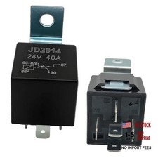 JD2914 24V 40A Relay with Wired Socket   5-Pin SPDT Waterproof Automotive