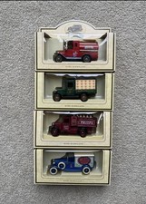 Lledo Walkers Crisps Vintage Model Van Collection 4 Die Cast Vans