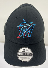 MIAMI MARLINS NEW ERA HAT 39THIRTY CORE MLB ADJUSTABLE BASEBALL CAP TODDLER