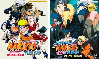 DVD~ANIME NARUTO+NARUTO SHIPPUDEN VOL.1-720 END ENG DUBBED REG ALL