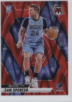 2024-25 Panini Mosaic Rookies Red Seismic Prizm 3/299 Cam Spencer Rookie RC 1j5e