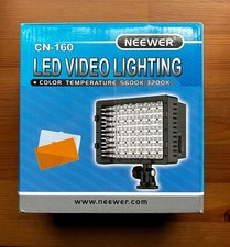 NEEWER 160 LED CN-160 Dimmable Ultra Panel Video Light - TESTED