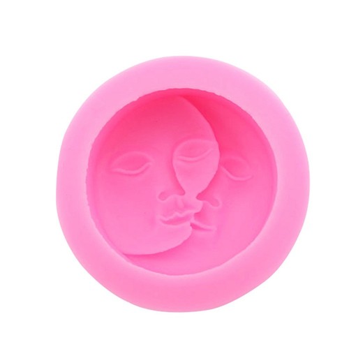 2 Stampi In Silicone Per Sapone E Cioccolato A Forma Di Faccina 3D - Stampi Fai-da-te Per Resina, Biscotti, Ghiaccio - Ideali Per Creazioni Artistiche E Regali