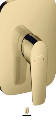 hansgrohe Talis E Einhebel-Brausemischer Unterputz, 71765990, Farbe: Polished