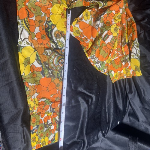 Camisa Skyr Vintage Años 60 70 Hippie Disco Woodstock Floral Nylon Damas Mediana - Imagen 15 de 18