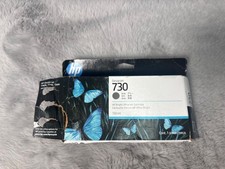 GENUINE HP 730 130-ml Gray DesignJet Ink Cartridge (P2V65A) - EXP 03/2027