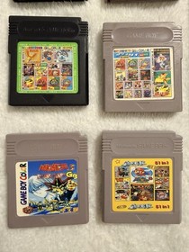 Nintendo Gameboy Color CGB001 Atomic Purple Handheld Console Parts/Repair +Extra